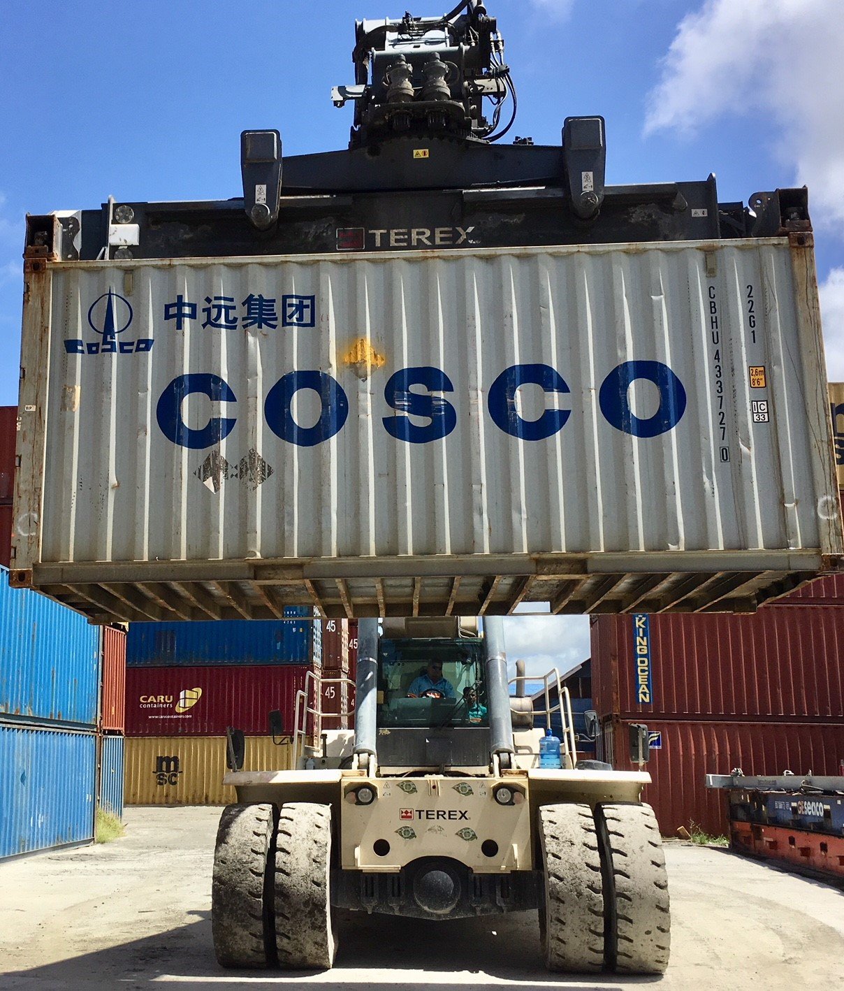 First container discharged for Kestrel Guyana