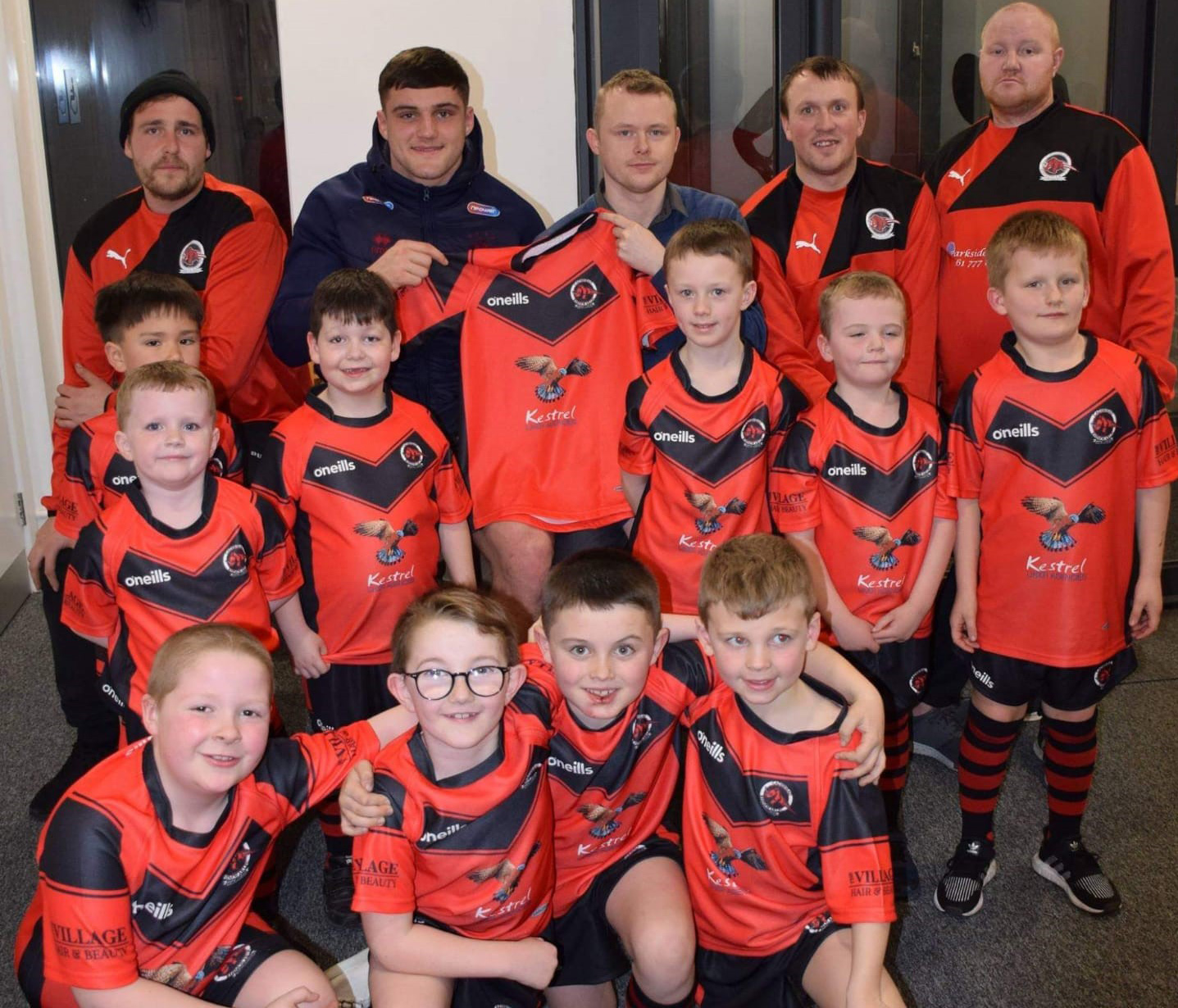 Kestrel Sponsor Local Rugby Team Cadishead Rhinos