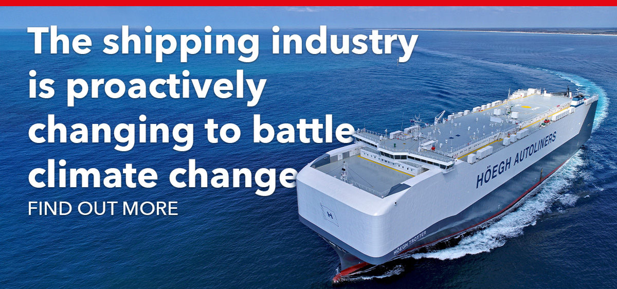 The shipping industry is proactively changing to battle climate change