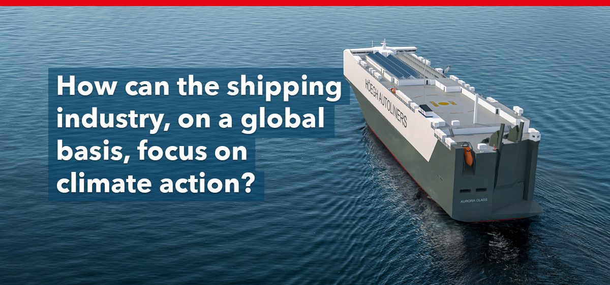 How can the shipping industry focus on climate action globally?