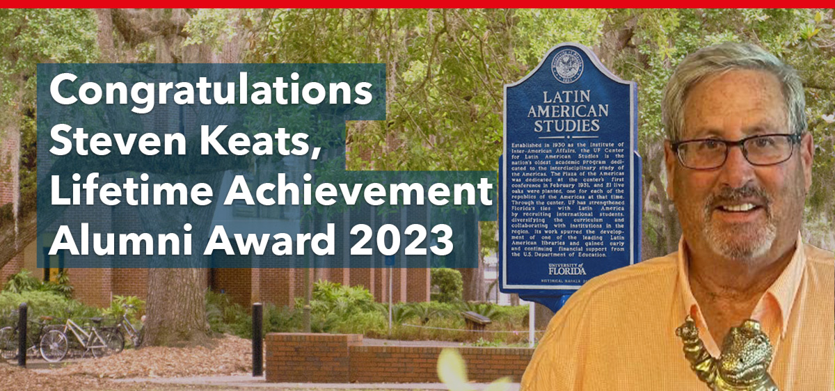 Congratulations Steve Keats - Lifetime Achievement Alumni Award 2023
