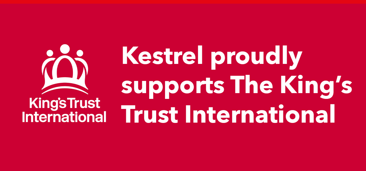 Kestrel proudly supports The King’s Trust International