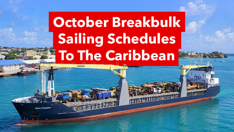 Sailing Schedules to the Caribbean